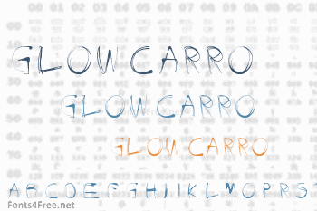 Glow Carro Danish SWpiik Font