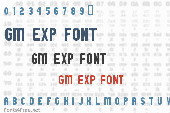 GM Exp Font