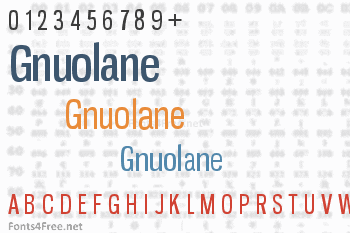 Gnuolane Font