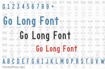 Go Long Font