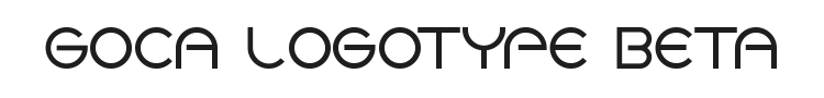 Goca Logotype Beta Font Preview