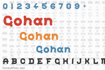 Gohan Font