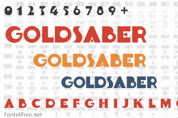 Goldsaber Font