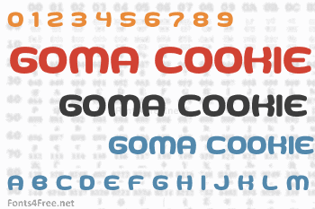 Goma Cookie Font