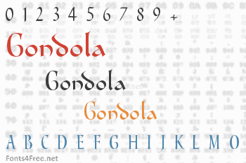 Gondola Font