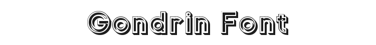 Gondrin Font Preview