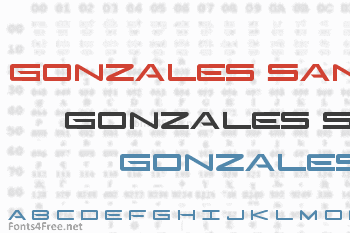 Gonzales Sans Font