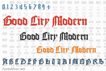 Good City Modern Font