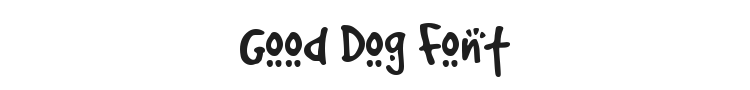 Good Dog Font Preview