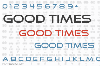 Good Times Font