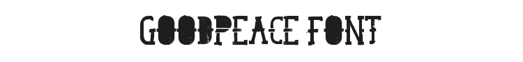 GoodPeace Font Preview