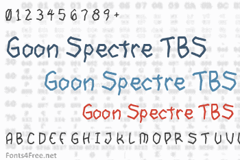 Goon Spectre TBS Font