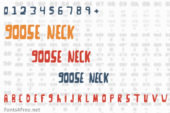 Goose Neck Font