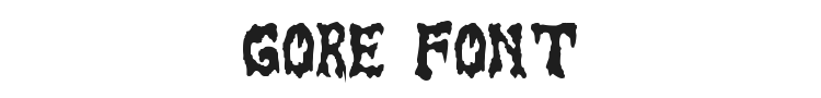 Gore Font