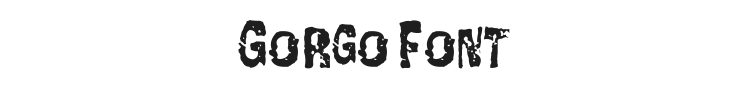 Gorgo Font Preview