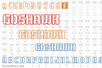 Goshawk Military Font