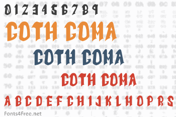 Goth Goma Font