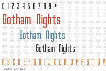 Gotham Nights Font