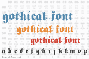 Gothical Font