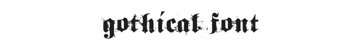 Gothical Font