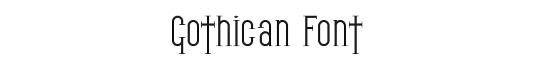 Gothican Font Preview
