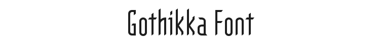 Gothikka Font Preview