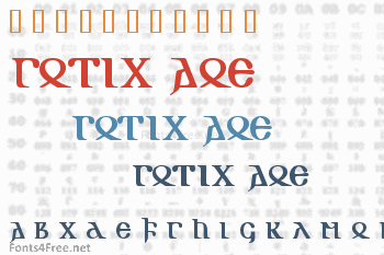 Gotic AOE Font