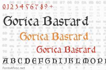 Gotica Bastard Font