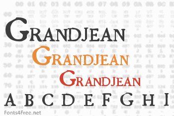 Grandjean Font