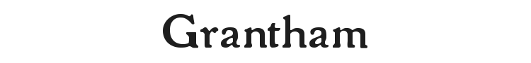 Grantham Font Preview