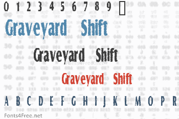 Graveyard Shift Font