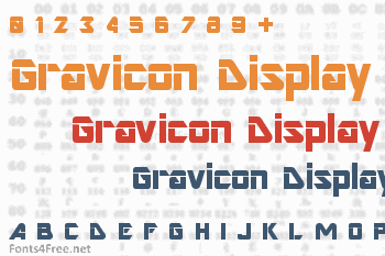 Gravicon Display Font