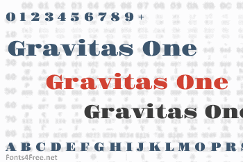 Gravitas One Font