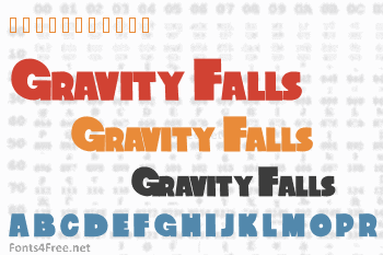 Gravity Falls Font