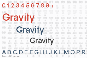 Gravity Font