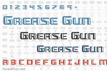 Grease Gun Font