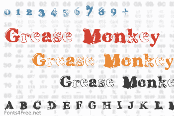 Grease Monkey Font