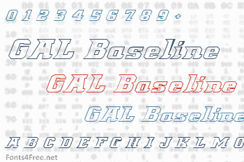 Great American League Baseline Font