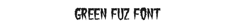 Green Fuz Font