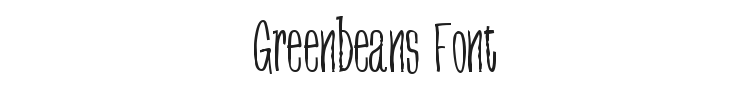 Greenbeans Font Preview