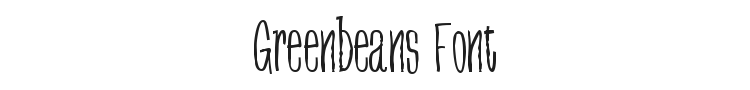 Greenbeans Font