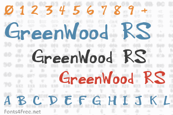 GreenWood RS Font