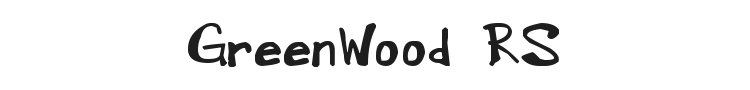 GreenWood RS Font Preview