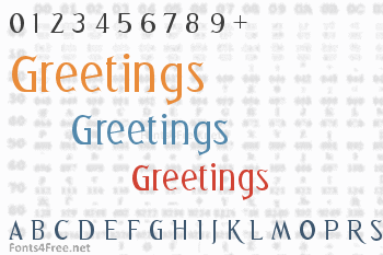 Greetings Font