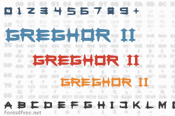 Greghor II Font