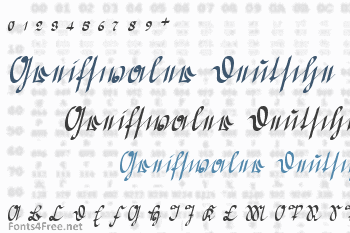 Greifswaler Deutsche Schrift Font