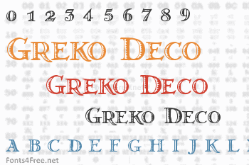 Greko Deco Font