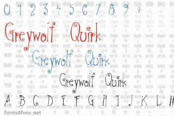 Greywolf Quirk Font