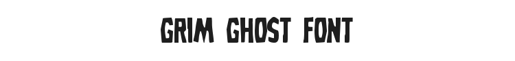 Grim Ghost Font