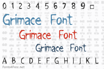 Grimace Font